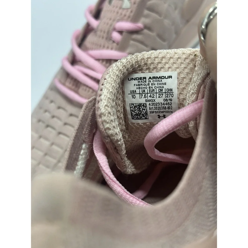 Women Under Armour SMGX Pink Sneakers Size 10 - Picture 7 of 9